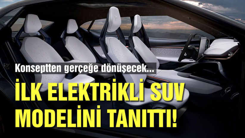 Elektrikli SUVun üzerindeki örtü kalktı!
