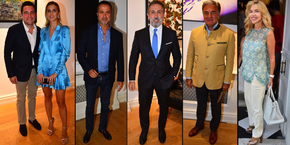 Sanatseverler sergide buluştu...