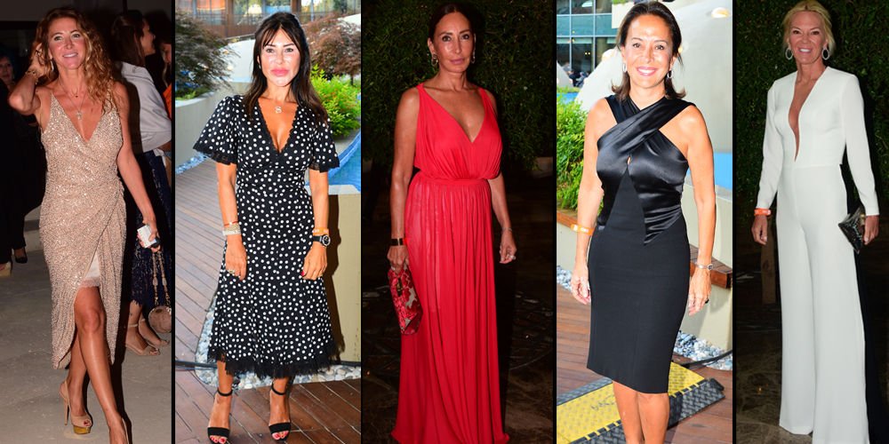 Hanımların açılış şıklığı...