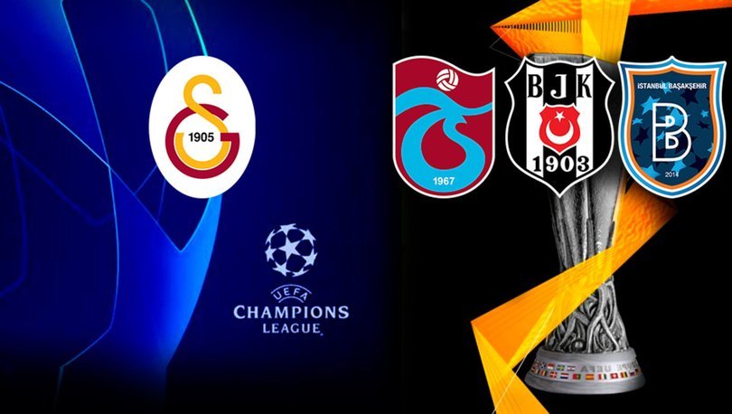 Şampiyonlar Ligi ve Avrupa Ligi'nde 4 maçta 1 puan! Galatasaray, Başakşehir, Beşiktaş ve Trabzonspor