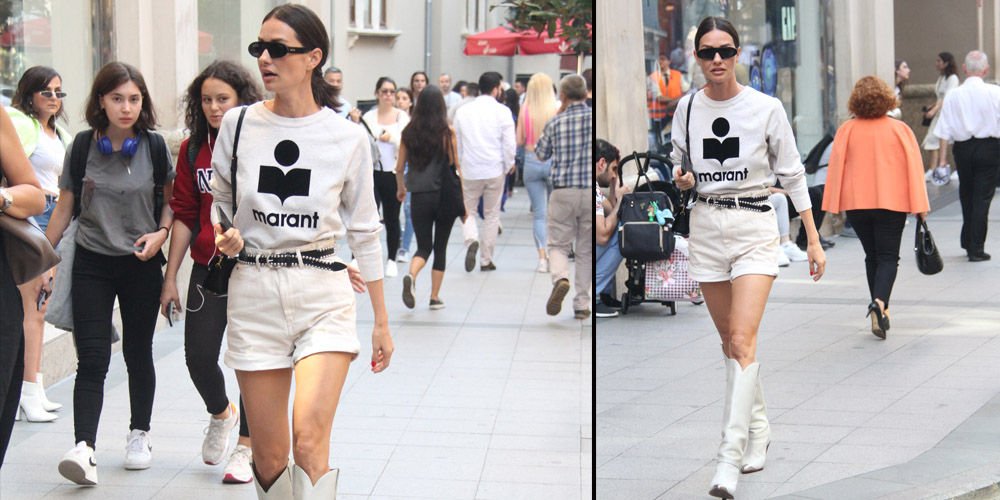 Özilhan'ın çizmeli tarzı...