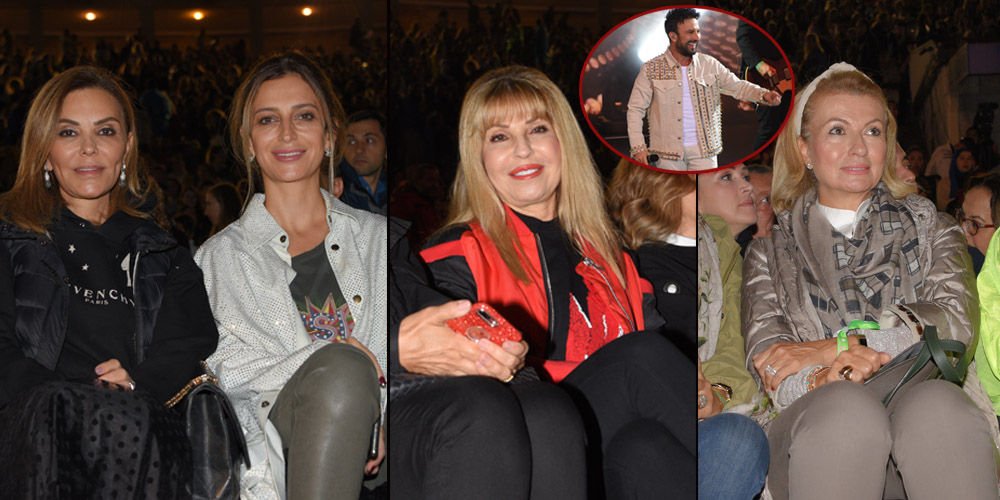 Sosyete Tarkan konserinde buluştu...