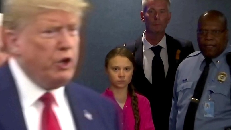 Trump, Greta Thunberg'in BM'deki öfke dolu konuşmasıyla 'dalga geçti': Çok neşeli bir genç bir kıza benziyor