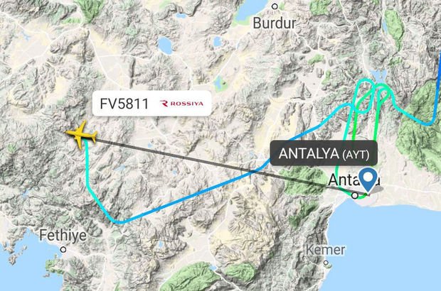 Antalya'da uçaklar havalimanına inemedi!