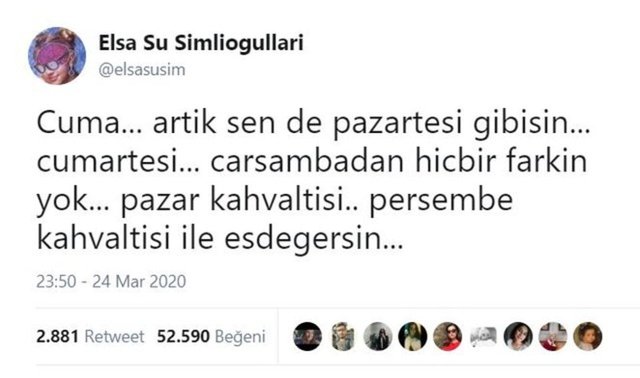 Yakın zamanda paylaşılan en komik tweetler!