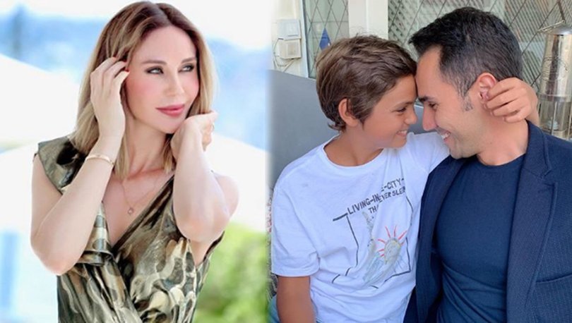 Demet Şener eşi Cenk Küpeli ile oğlu Ömer Kutluay'ın fotoğrafını paylaştı