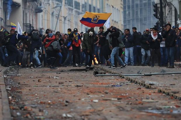 Ekvador'da hükümet karşıtı protestolar sürüyor! 