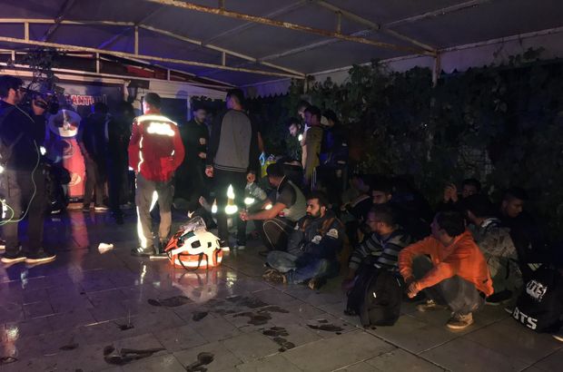 Arnavutköy’de can pazarı! Göçmenleri taşıyan TIR kaza yaptı