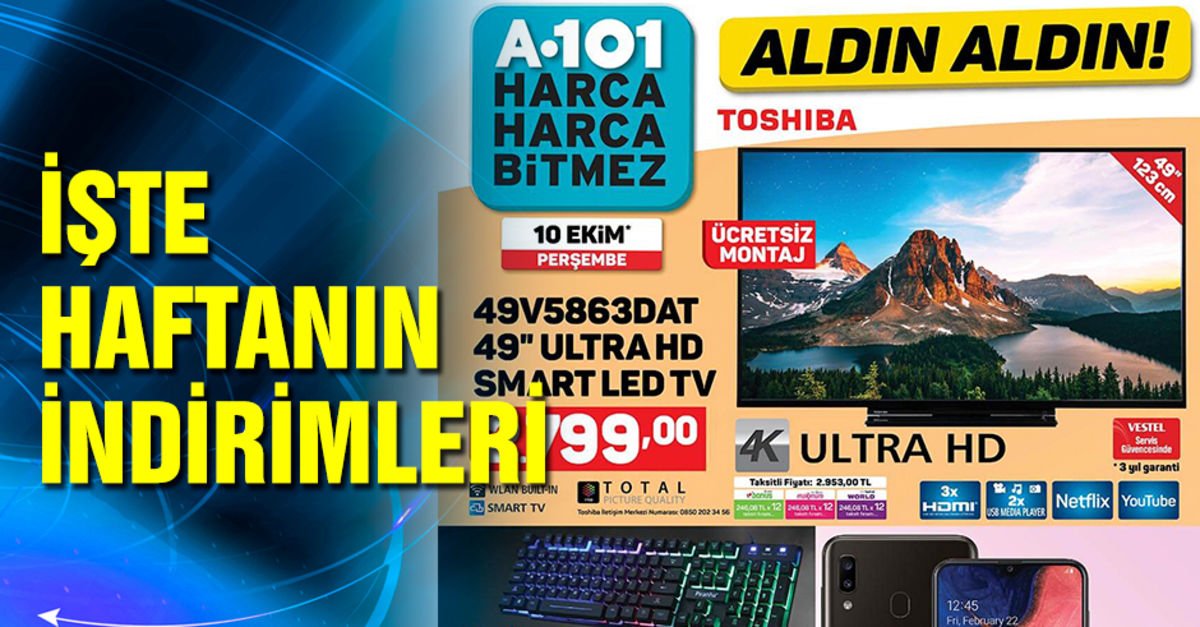 A101 Aktuel Urunler Katalogu 10 Ekim 2019 Persembe A101 De Bu Hafta Indirimli Ne Var Alisveris Haberleri