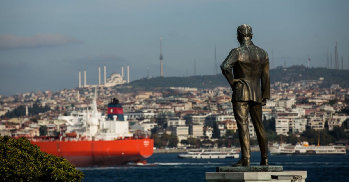 Atatürk heykelinin tepki çeken hali Son Dakika Haberleri