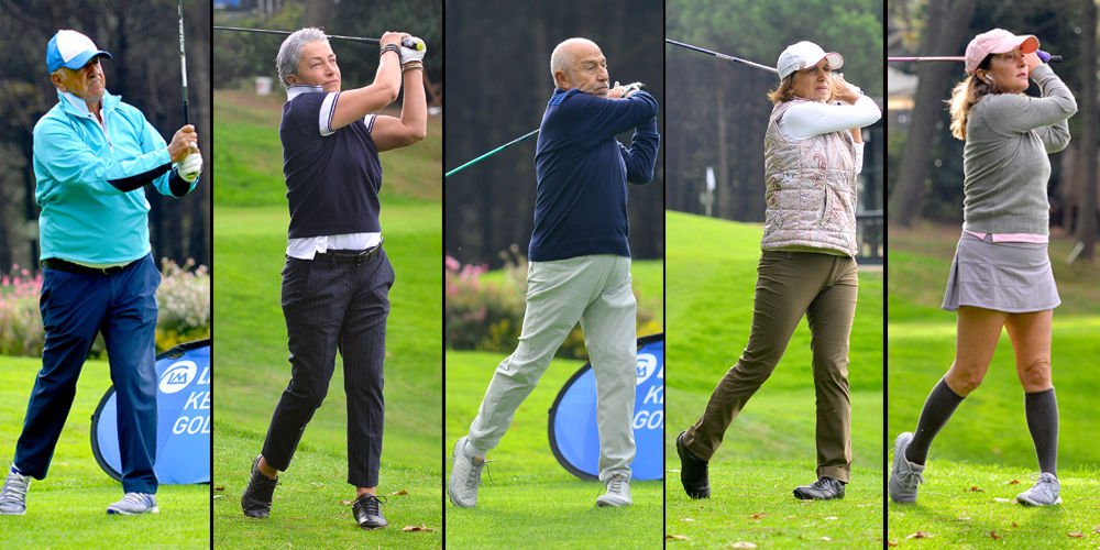 Golf tutkunları bir arada...