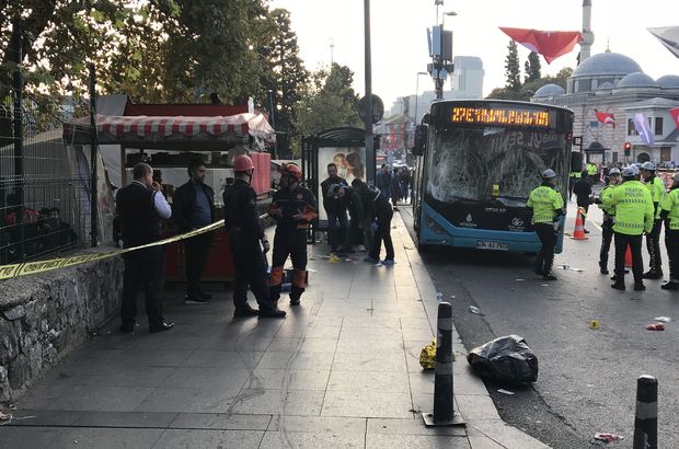 Beşiktaş'ta otobüs durağa daldı! 1 kişi öldü, 13 kişi yaralandı