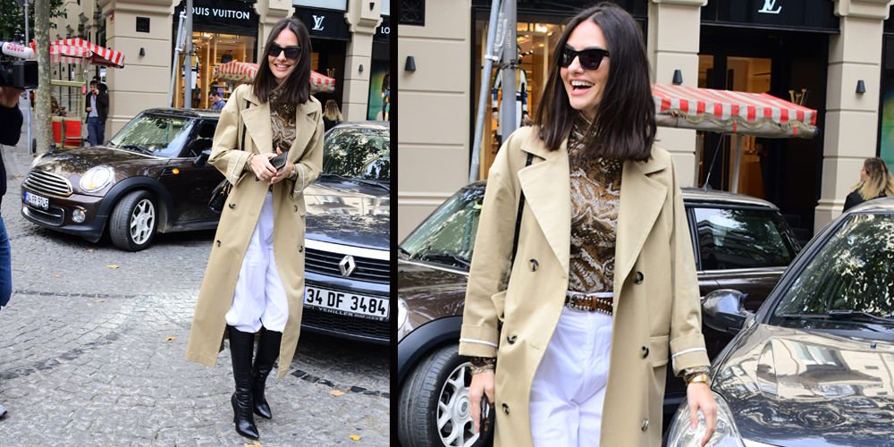 Özilhan caddelerde...