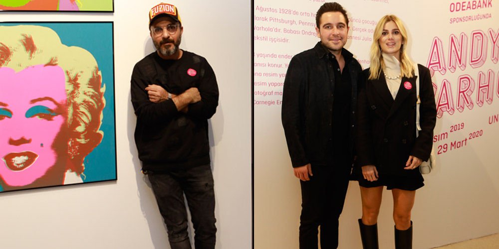 Warhol'un sergisine renkli parti...