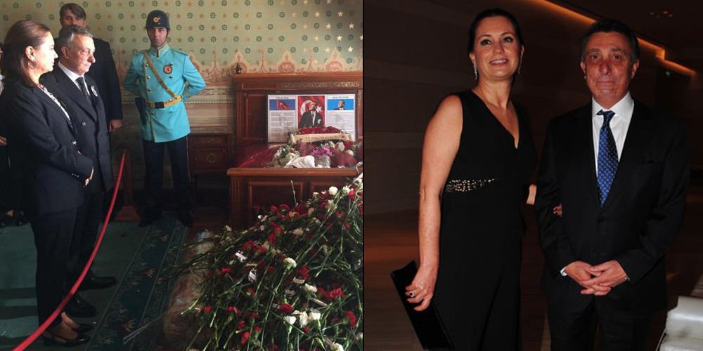 Çebiler'in Dolmabahçe ziyareti...