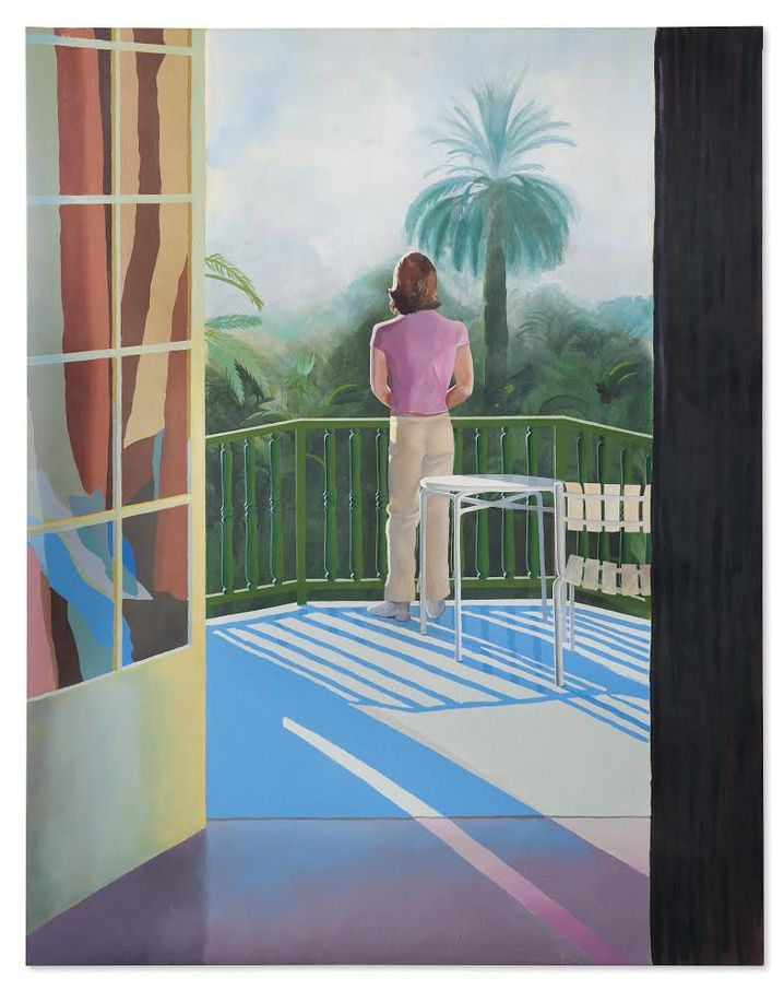 David Hockney-‘Sur la Terrasse’