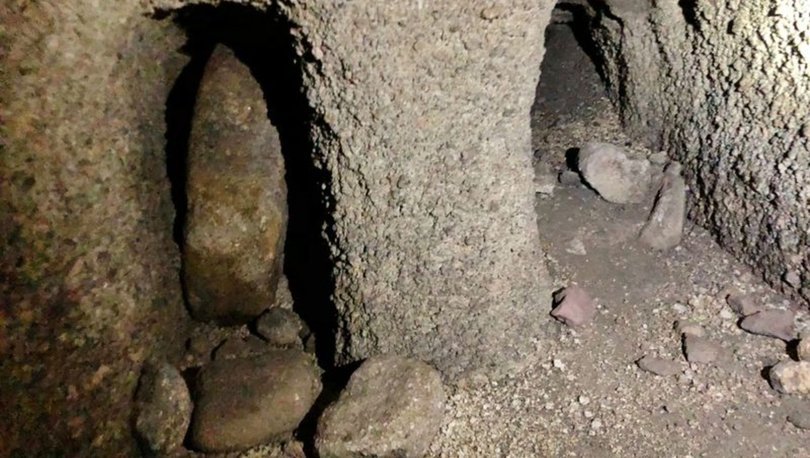 Kayseri'de 1300 metre uzunluğunda yeraltı şehri bulundu