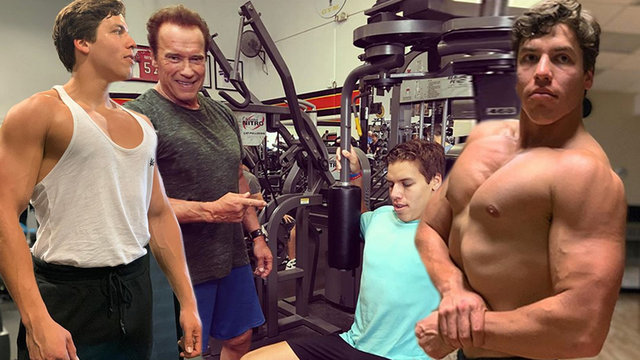Arnold Schwarzenegger'ın oğlu: Babasının izinde - Magazin haberleri