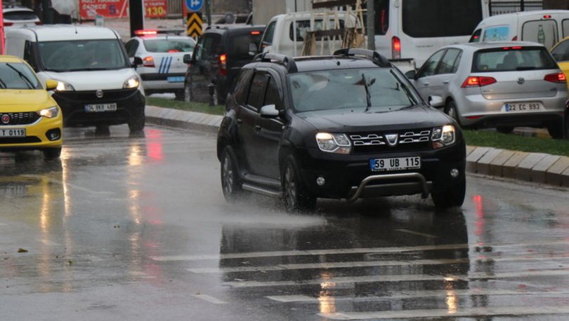 Edirne'de yağmur etkili oldu