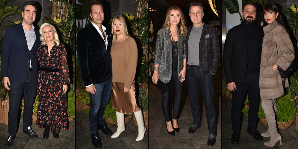 Davetin şık çiftleri...