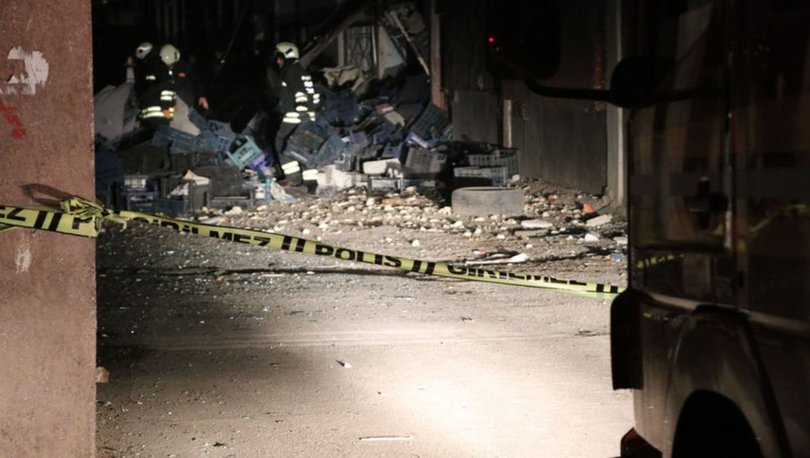 Diyarbakır'da haldeki bir iş yerinde patlama: 1 ölü, 3 yaralı