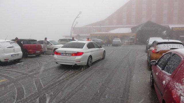 Marmara'ya yılın ilk karı düştü!