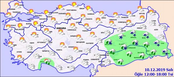 10 aralik 2019 istanbul hava durumu meteoroloji hava durumu uyarilari 5 gunluk gundem haberleri