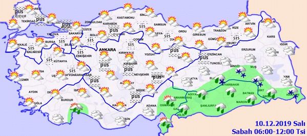 10 aralik 2019 istanbul hava durumu meteoroloji hava durumu uyarilari 5 gunluk gundem haberleri