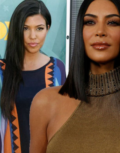 Kourtney Kardashian, Kim Kardashian'a rest çekti - Magazin haberleri
