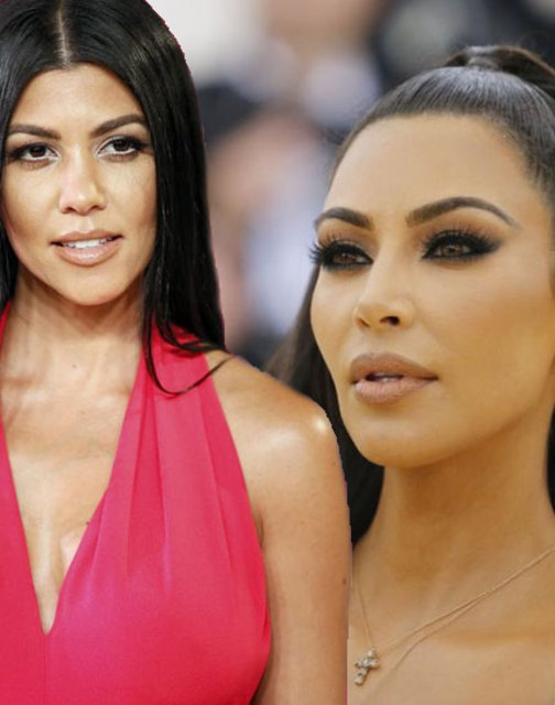 Kourtney Kardashian, Kim Kardashian'a rest çekti - Magazin haberleri