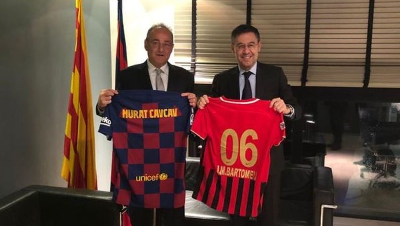 Murat Cavcav, Barcelona Başkanı Bartomeu'yla görüştü