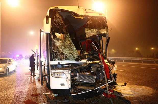 Ankara'da otobüs kazaları