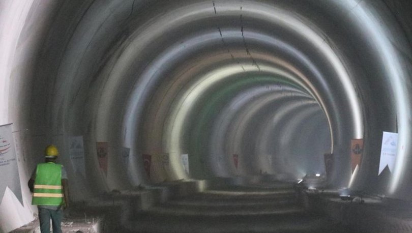 Denizli'deki Honaz Tüneli projesinde sona doğru