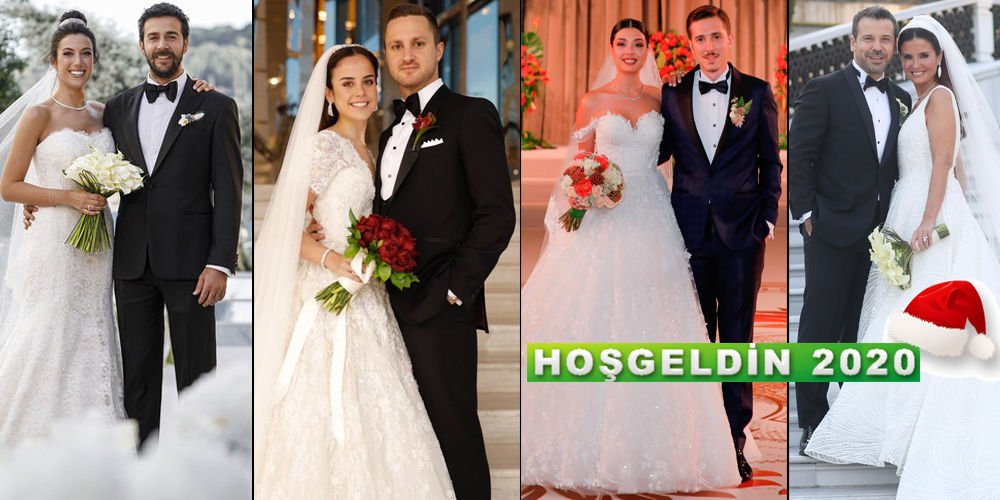 2019'da evlenenler...