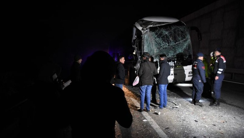 Bilecik-Eskişehir yolunda otobüs kazası! 6 yaralı