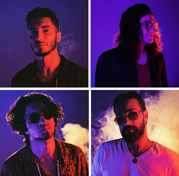 Soldan sağa doğru Burak Akan, Cem Şahan Binboğa, Ali Tezergil ve Şervan Ayaz