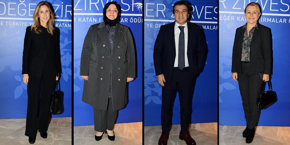 Türkiye'nin değerleri ödül töreninde...