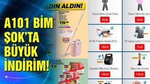 BİM A101 ŞOK aktüel ürünler kataloğu! Bu hafta A101 BİM ve ŞOK'ta hangi ürünler indirimli olacak? Tam liste