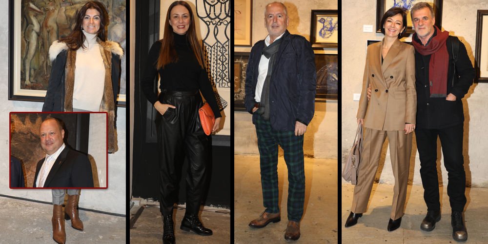 Sanatseverler sergide buluştu...