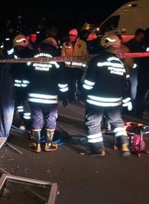 Gaziantep'te hırsız-polis kovalamacası kazayla bitti