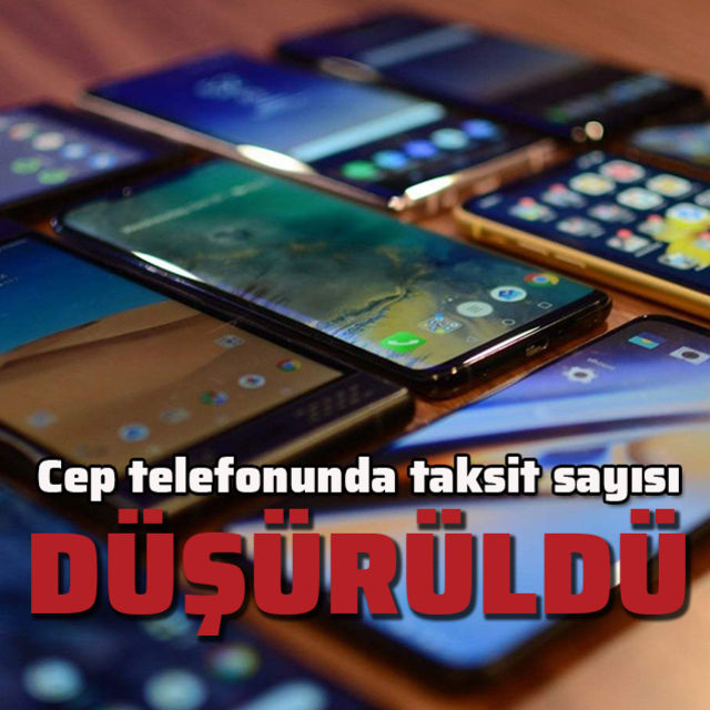 Cep telefonunda taksit sınırı