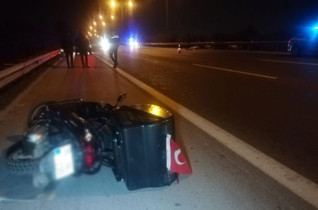İzmir'de motosiklet devrildi: 1 ölü