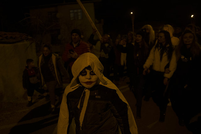 Balkan geleneği Bocuk Gecesi Edirne'de kutlandı