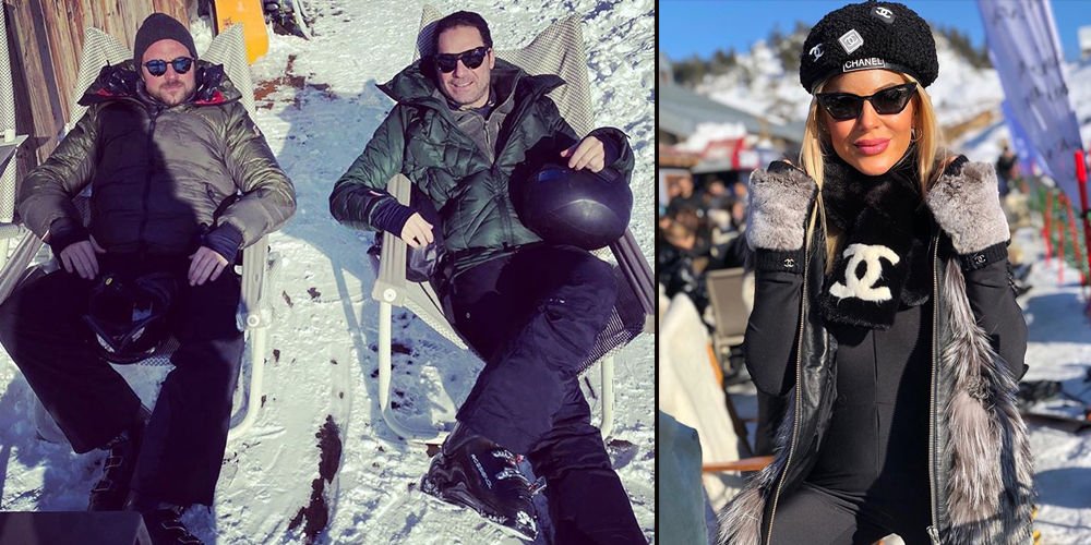 Kayakseverler pistte...