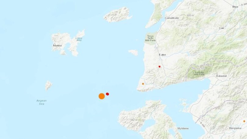Son dakika: Ege Denizinde 3.8 büyüklüğünde deprem
