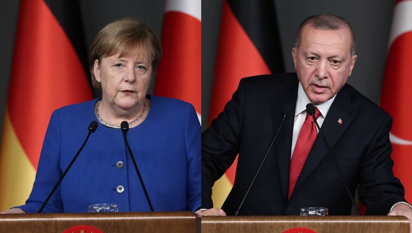 Son dakika! Erdoğan-Merkel ortak açıklamasında Hafter polemiği! Haberler