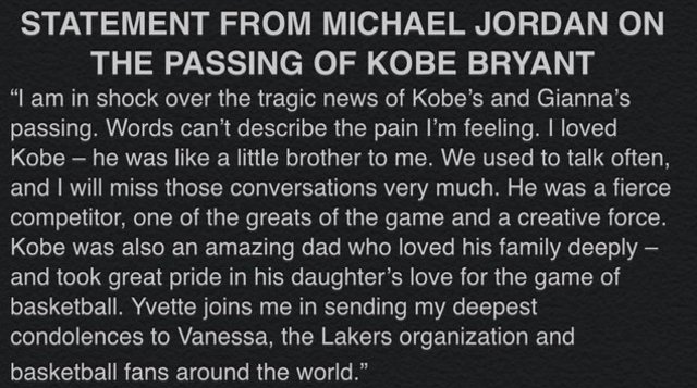 Black Mamba Kobe Bryant'ın ölümü yasa boğdu