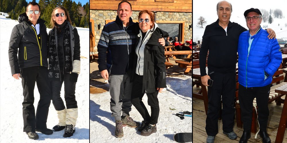 Uludağ tatilcileri...