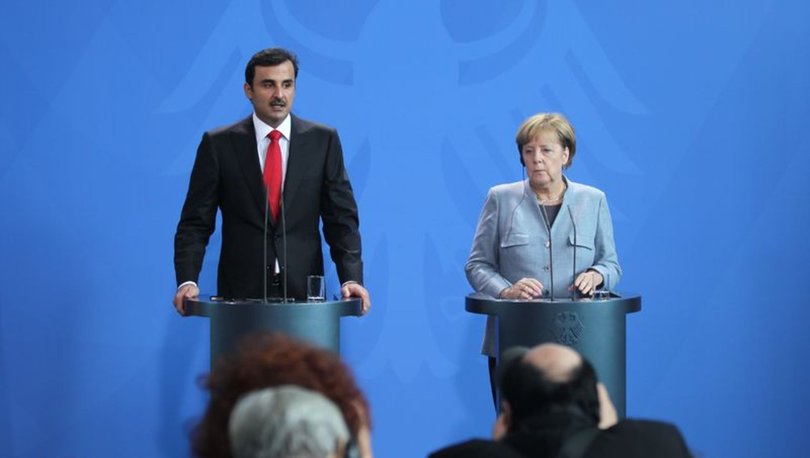 Katar Emiri ile Almanya Başbakanı Libya'daki son gelişmeleri görüştü