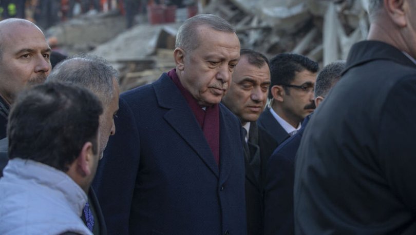 Cumhurbaşkanı Erdoğan, Elazığ'a destek olan hayırseverlere teşekkür etti